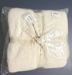 New $158 Barefoot Dreams Cozychic Throw Blanket Ivory Cream 54 X 72. Fixed Price $87.00.