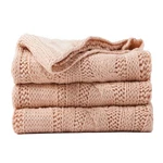 Battilo Blush Cable Knit Throw Blanket Couch Bed Sofa Acrylic 50X60 Inch. Fixed Price $46.69.