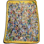 The Simpsons Tv Show Characters Lineup Fleece Throw Blanket Black. Fixed Price $36.98.