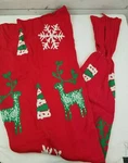 Charles Richards Red Christmas Design Reindeer, Mermaid Tail Blanket Adult. Fixed Price $17.95.