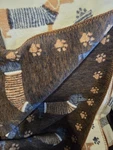Docofil Reversible Dachshund Dog Holiday Throw Blanket Portugal 51"X67" Nwt. Fixed Price $39.99.