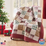 Greenland Home Fashions Oxford 100 Cotton Throw Blanket Red. Fixed Price $56.29.