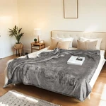 Electric Heated Blanket Full Size 72"X84" - Flannel & Sherpa Fabric... Fast Ship. Fixed Price $64.99.