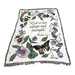 Pure Country Weavers Psalm 46:1 Throw Blanket God Is Our Refuge And Strength. Fixed Price $24.99.