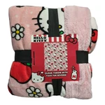 Hello Kitty Fleece Cloud Throw With Faux Polyester Fur Reverse, 50" 60". Fixed Price $19.99.