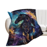 Fantasy Horse Throw - Soft Warm Cozy Fleece Blanket For Couch, Sofa, Bed 50.... Fixed Price $26.48.