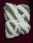 Blunique Zebra Throw Blanket Knit, Fuzzy Light Weight 50 X 60 Gree And White. Fixed Price $29.99.