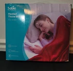 Sable BD038 Washable Electric Heated Blanket Throw 50"X60" (open Box) EPS20. Fixed Price $34.95.