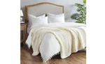 Nwt Madison Park Chunky Double Knit Ivory 50 In. X 60 Handmade Throw Blanket. Fixed Price $60.99.