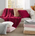 Charter Club Plush Faux Fur Throw, Deep Red / Pomegranate 50" 60" - $120.00. Fixed Price $35.99.