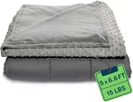 Quility Full/queen Weighted Blanket 15LB Heavy 60X80 - Removable Duvet. Fixed Price $28.99.