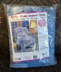 Nip American Weavers Blanket Throw Double Woven Jacquard 50"X60" Bedtime Prayers. Fixed Price $24.78.