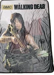 Vintage The Walking Dead Daryl Dixon Fleece Throw Blanket 46"X60" Amc. Fixed Price $19.95.