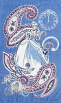 Vera Bradley Disney Cinderella Paisley Soft Blue Plush Fleece Throw Blanket New. Fixed Price $45.00.