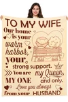 Joiedomi Blanket Gift For Wife - To My From Husband Anniversar.... Fixed Price $15.10.