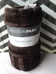 New Madison Park Brown Faux Fur Blanket Throw Soft. Fixed Price $29.99.