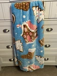 Deco Blue Christmas Gingerbread Man House Cozy Throw Blanket New!. Fixed Price $34.99.