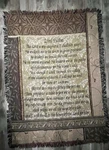23RD Psalm The Lord Is My Shepherd Tapestry Made In Usa Afghan Throw 100% Cotton. Fixed Price $23.99.