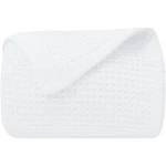 King Size White Waffle Bed Blanket 100% Cotton Soft Lightweight Breathable. Fixed Price $57.87.