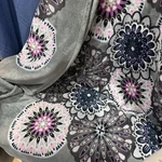 Vera Bradley Fleece Travel Throw Lap Blanket Mimosa Medallion. Fixed Price $24.99.