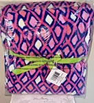 Vera Bradley Throw Blanket Fleece 80 X 50 Katalina Pink Diamonds Nwt #12408-331. Fixed Price $56.95.