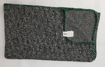 Hearth & Hand With Magnolia Black Woven Stitched Edge Throw Blanket 60X50. Fixed Price $24.99.