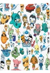 Ocean Life Blue Flannel Throw Blanket 50X60 Soft Coastal Marine Creature. Fixed Price $15.00.