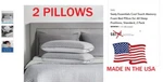 2-PK Sealy Essentials Cool Touch Memory Foam Bed Pillow All Sleep Standard. Fixed Price $65.00.