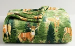 Deer Hunting Gear Forest Trees 5X6' Oversized Throw Blanket The Big One New!. Fixed Price $24.95.