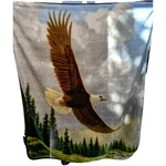 James Hautman Summertime Eagle Raschel Plush 48 X 60 Throw Blanket. Fixed Price $21.15.