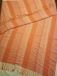 Vera Bradley Pink Tonal Stripe Soft Woven Throw Blanket 66" X 56". Fixed Price $15.67.