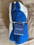 Marimekko Target 'harka Print' Throw Blanket Cotton/acrylic Blu/blk 60X50 New. Fixed Price $135.00.