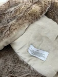 Rh Restoration Hardware Faux Fur Throw Blanket Brown Bear Luxurious Luxe 58X79. Fixed Price $76.00.