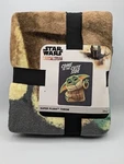 Star Wars The Mandalorian Super Plush Throw Come To Cute Side Grogu 46"X60". Fixed Price $12.00.