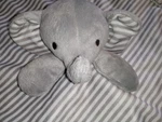 Circo Elephant Security Blanket Baby Lovey Gray White Stripes Target. Fixed Price $27.67.