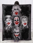 New Joker Throw Blanket 50X60 Regal Comfort Batman Horror Art Gift. Fixed Price $29.99.