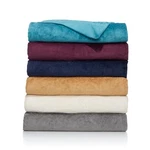 Highgate Manor Velvety Plush Scroll Blanket - Full/queen Plum 3X17H. Fixed Price $15.99.