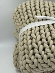 New Bearaby Cotton Napper Throw 40" 62" Weighted Blanket 10 Pounds Driftwood. Fixed Price $175.00.