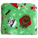 The Big One Oversized Star Wars Christmas Characters Plush Throw Blanket, 5 X 6. Fixed Price $30.88.
