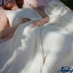 Soft Lightweight Cooling Blanket Breathable Waffle Design Ultimate Comfort Sleep. Fixed Price $63.49.