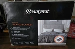King Beautyrest Heated Electric Blanket. Mink Grayish Taupe. 2 Controllers. Fixed Price $95.00.