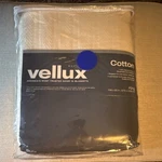 Vellux King Cotton Blanket Beige Chevron 108X90IN Breathable. Fixed Price $35.00.