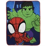 Marvel Spider-man And The Hulk Kids Fleece Blanket Throw, 46" X 60". Fixed Price $19.99.