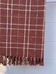 Little Korboose 100% Cotton Woven Throw Blanket 50X60" In Rust Color. Fixed Price $10.00.