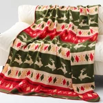 Preboun 4 Pcs 50 X 60 Inch Christmas Throw Blanket Forest Reindeer Fleece. Fixed Price $19.99.