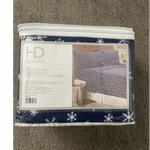 Hd Designs Full 100% Cotton Flannel Sheet Set Snowflake Blue/white Oeko-tex. Fixed Price $23.99.