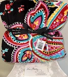 Vera Bradley Throw Blanket Fleece Parisian Paisley Nwt #12408-340 *rare 80X50. Fixed Price $79.95.