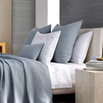 Matouk Pacific Pebbled Cotton Twin Coverlet Blanket. Fixed Price $159.99.