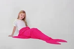 Down Home Pink Mermaid Tail Coral Fleece Throw 100% Polyester. Fixed Price $14.88.