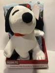 Peanuts Snoopy Plush Stuffy Character Pillow & Throw Blanket Set Christmas 2020. Fixed Price $18.99.